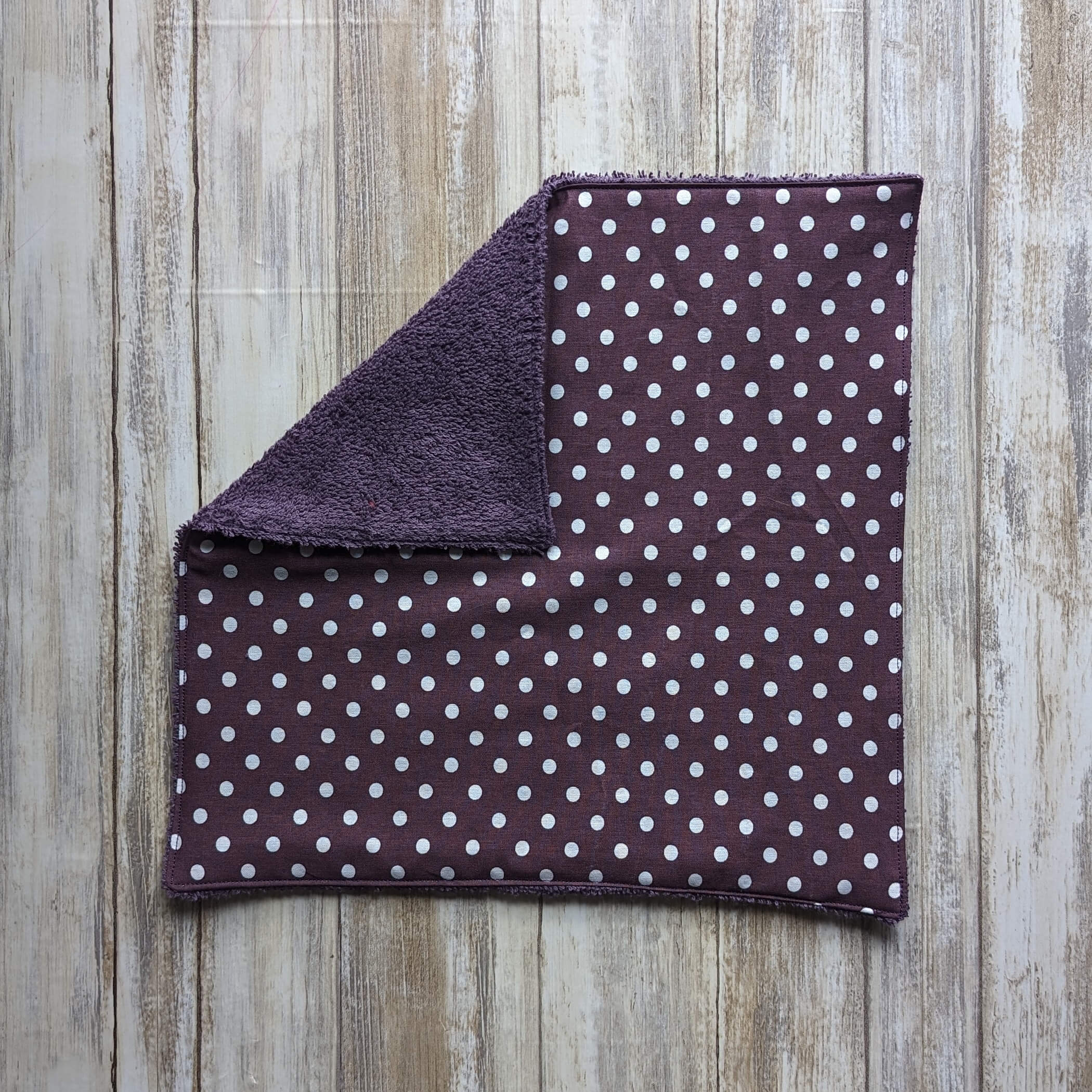 produit-essuie-tout-violet-pois essuie tout lavable réutilisable violet pois