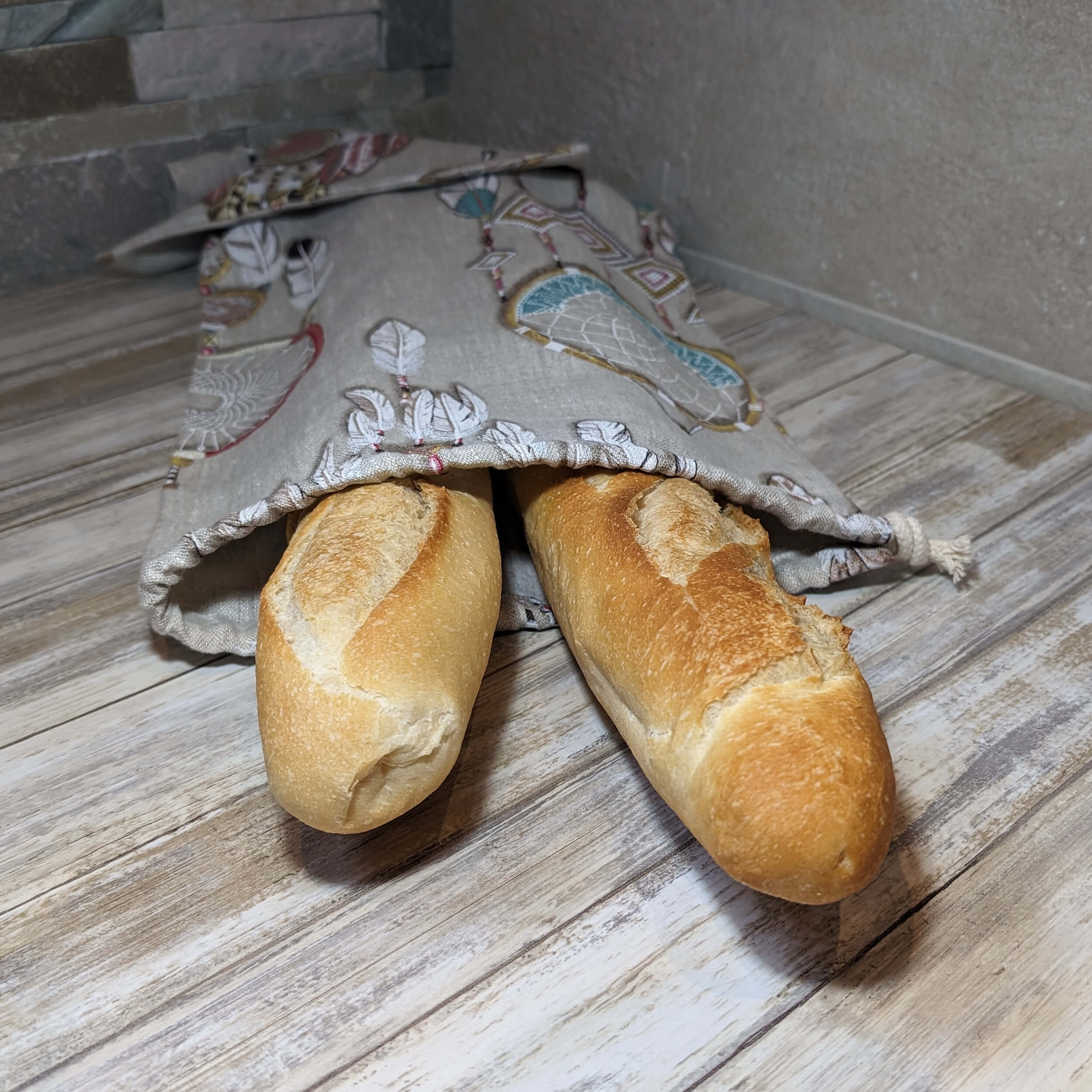 sac à baguettes attrape rêve face