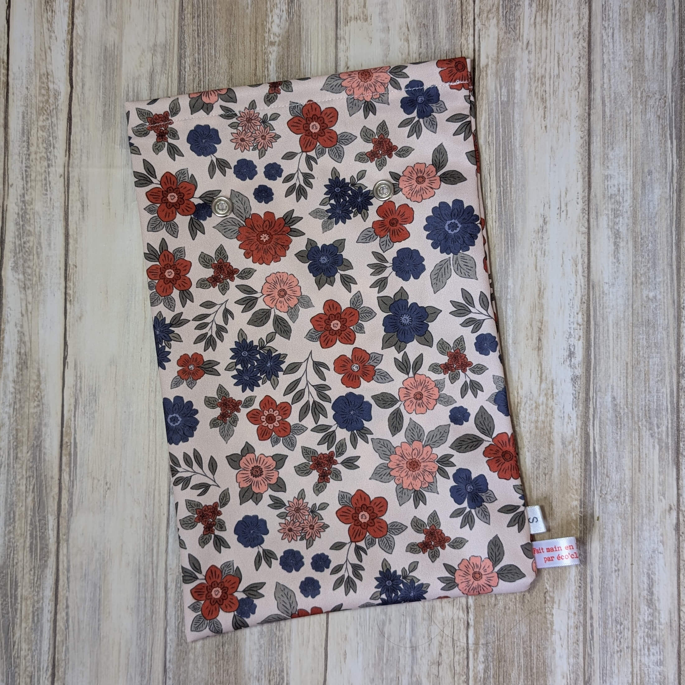 sac imperméable alimentaire fleurs
