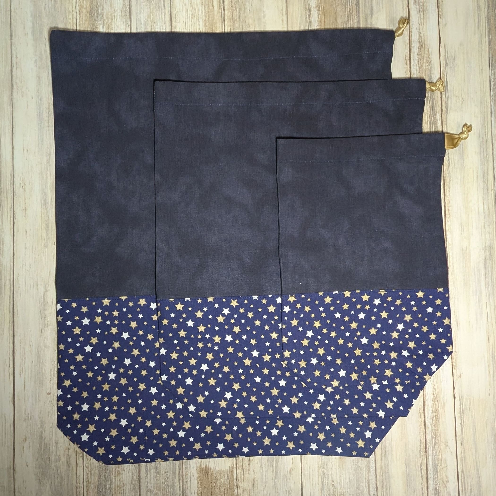 pochon emballage cadeau réutilisable nuit étoilée tailles