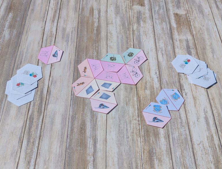 dominos hexagonaux écologie éco'clico