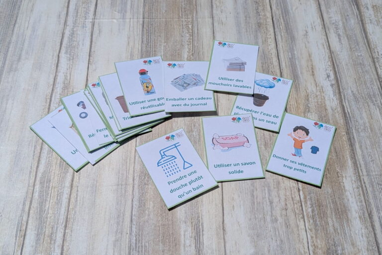 jeu de mime à imprimer écologique éco'clico