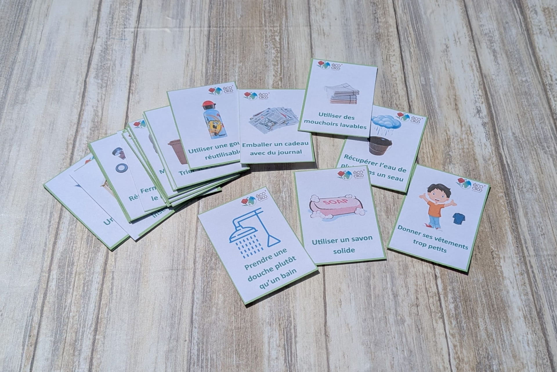 jeu de mime à imprimer écologique éco'clico